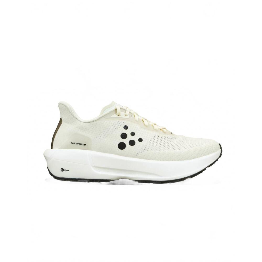 NEW CRAFT men's nordlite ultra running shoes in ash white/black